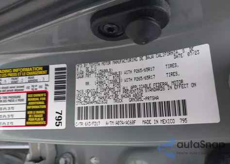 2023 Toyota Tacoma Trd Sport from USA, damaged, VIN 3TMCZ5AN4PM621632